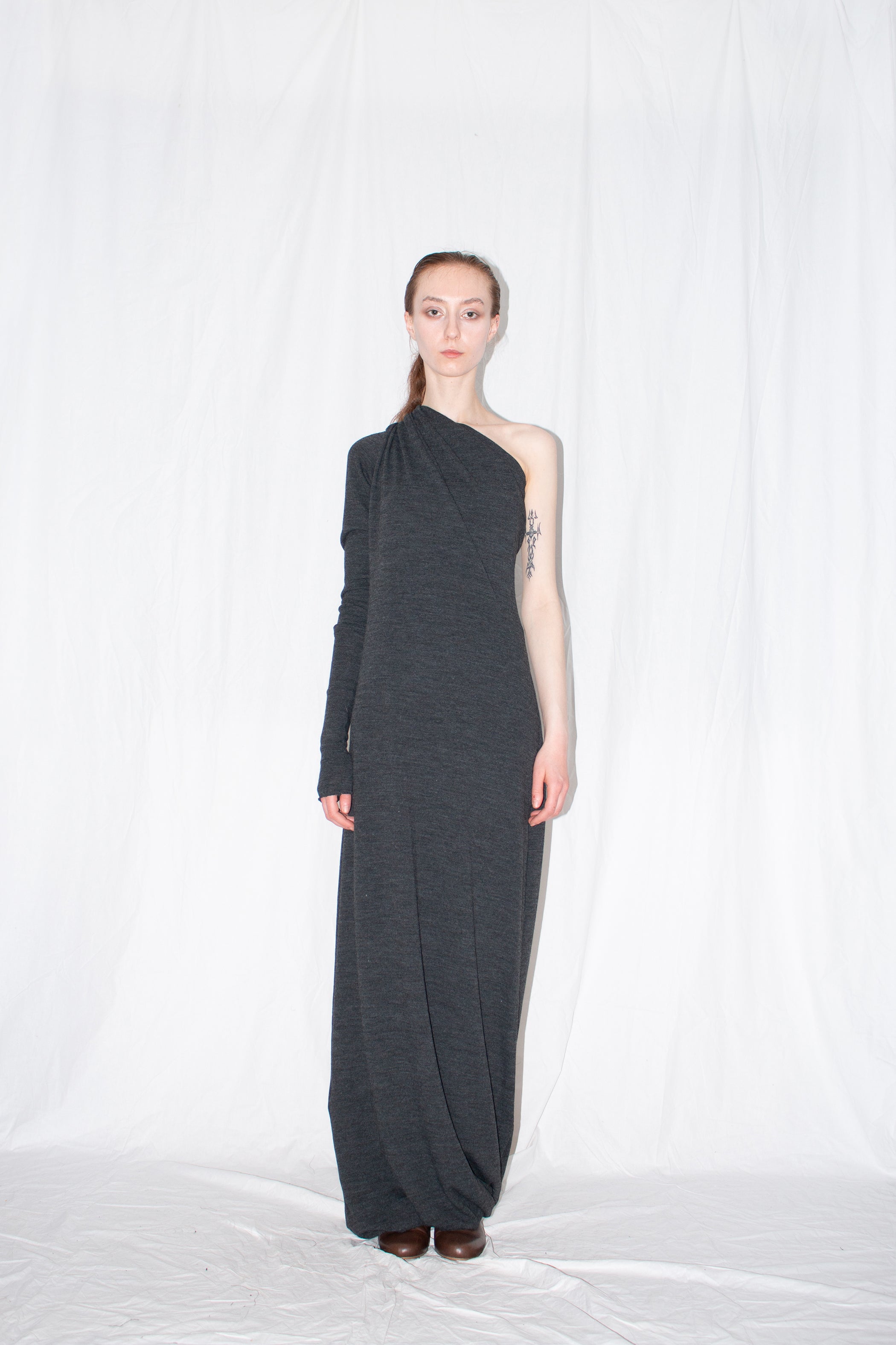 off shoulder dress wool Fortunate One
