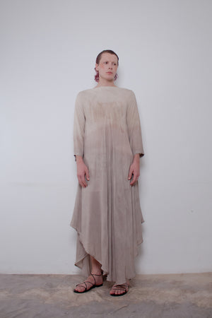 Naturally Dyed Cotton Voile Dress
