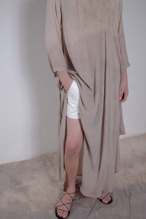 Naturally Dyed Cotton Voile Dress Ludus Agender Label Naturally Dyed Cotton Voile Dress Ludus Agender Label