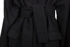 Black wool coat - Ludus Agender Label