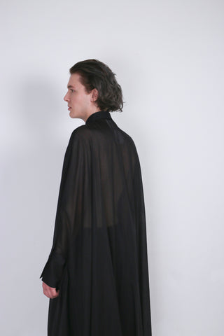 Black Medusae Silk Shirt