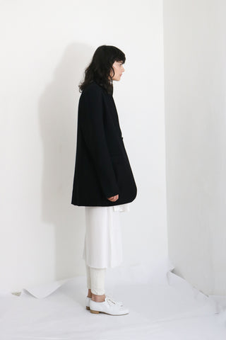 Black Wool Jacket (S) - Ludus Agender Label