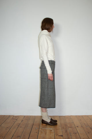 Wool Jersey Culotte Pant