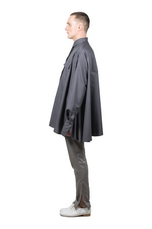 Grey Medusae Long-sleeved Shirt - Ludus Agender Label