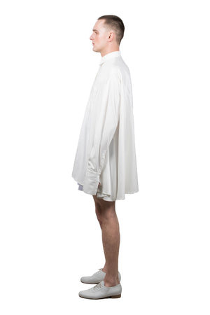White Medusae Long-sleeved Shirt - Ludus Agender Label