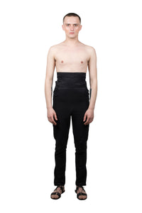 Black Kinbaku Trousers - Ludus Agender Label