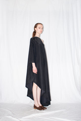Black Sleek Asymmetric Dress
